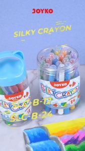 Silky Crayon Krayon Halus Joyko SLC-B Warna Colors