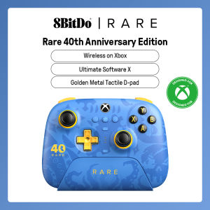 ZDSSY 8BitDo Ultimate 3-mode Wireless Controller Rare 40th Anniversary Edition for Xbox Gamepad for Xbox One Apple Windows PC & Android