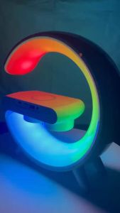 Loa Bluetooth "G11" Đèn LED Đồng hồ báo thức và Sạc không dây 4 in 1