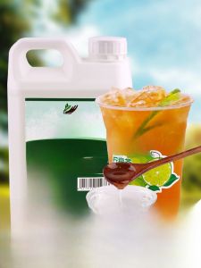 Handmade Bamboo Cane Sugar Syrup 2.5kg Lemon Flavor Fruit Tea Duck Excrement Fragrance Milk Tea Shop Commercial Use Sweetener