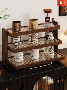 MENGBINFEN | Storage Display Rack Wooden