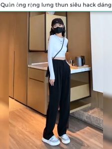 Quần ống rộng culottes lưng thun sau có big size dáng suông chất liệu cao cấp chuẩn form-DTS