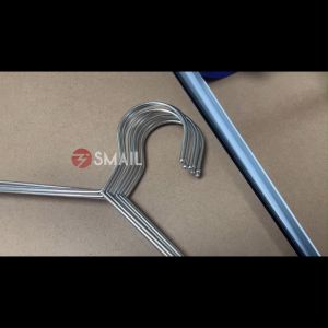 คุณู่สมบัติแขวนเสื้อ STAINLESS STEEL 304 [1 แพ็ค 10 ชิ้น] หนา 3.2 mm. สำหรับผู้ใหญ่ สำหรับผ้า สำหรับกางเกง เสื้อผ้า SMAIL