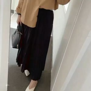 Rok Plisket Premium Rok Wanita Panjang Korean Style Rok Plisket Susun Mayung Rempel Besar Jumbo