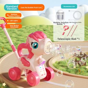 HUANGEN | Automatic Handheld Outdoor Bubble Machine for Kids Age 1-3