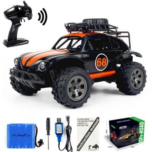 1: 18 Remote Control Car High-speed Off-road Vehicle 2.4G Climbing RC Car Beetle Childrens Toy Car Gift