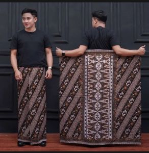SARUNG BATIK PRIA JAWA PUTIH LASEM MOTIF SENO/VIRAL 2024
