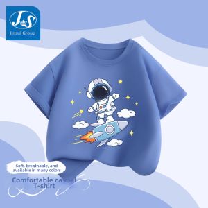 JS | New Cotton Short Sleeve T-Shirt Boys