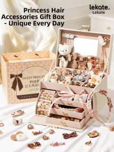 lekate | High-end Princess-themed Gift Box 6-10 Year Old Girls Hair Clips and Pins
