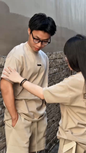 [Chính Hãng] Set Fear Of God Essentials Timber – Classic Tee + Soccer Fleece Shorts | Beater 8.10