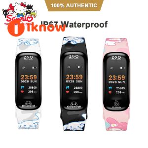 I know 100% Authentic Sanrio Melody Smart Watch Sports Cinnamoroll Kids Watches Blood Oxygen IP67 Waterproof 6931