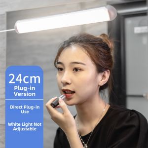 Bedroom Bathroom LED Mirror Light Strip USB Rechargeable Eye Protection Makeup Desk Supplemental Lighting No Drilling Required