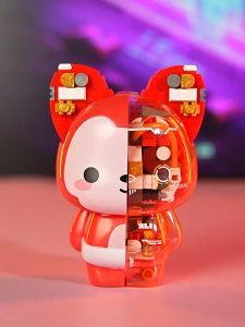 Block Building Sets JAKI Creative Magnetic Ali Fox Building Blocks Toys For Kids And Adults Fun Educational and Compatible with LEGO