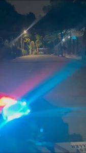 Lampu Tembak Gepeng Led Blue Lens IBRIGHT LT7