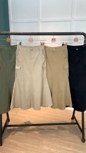 R5434 Mermaid Stretchy Jeans Long Skirt