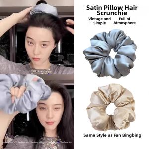 Silk Soft Satin Retro Style Hair Ring