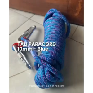 READY TaffSPORT Tali keluh sapi kuat Paracord tambang Panjat Tebing 30 meter Climbing 10mm 24KN