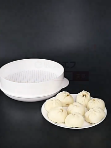 กล่องอุ่นอาหารในไมโครเวฟขนาด 1 ชั้น กล่องนึ่ง ชามนึ่งอาหาร ภาชนะสำหรับนึ่งอบอาหารในไมโครเวฟ วัสดุทนความร้อนสูงโดยเฉพาะ ปลอดภัยไม่มีสารตกค้าง ใช้งานสะดวกทำความสะอาดง่าย เหมาะสำหรับอาหารเดี่ยว