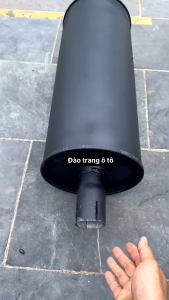 Ống xả 4102 tai theo xe 20x50cm dùng cho xe ô tô 25 đến 6 tấn xe ben thùng tàu thuyền bô xe tải sơn chịu nhiệt 600 độ