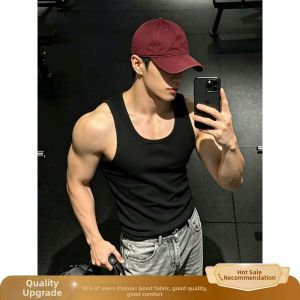 ZHUOCAN | Summer Slim Fit Heavy Duty Ribbed Muscle Enhancing Vest