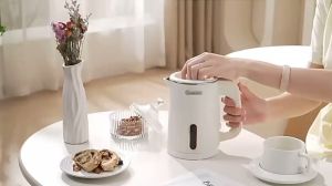 Matari Mini Electric Kettle Home Use Small Travelling Model 600w 1L Large Capacity Fast Heating Auto Power Off