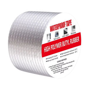 Butyl Waterproof Tape  All Weather Self-Adhesive Leakproof Aluminum Foil Tape for Metal Roof Leak Repair RV Rubber Roof