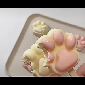 Cetakan ES Kue Silikon Cetakan Sabun Buatan Tangan Cetakan Cakar Kucing Cetakan Jeli Cokelat