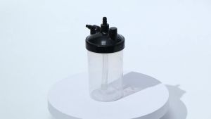 1Pcs Plastic Oxygen Bubbler Bottle Humidifier Water Humidification Bottle For Oxygen Regulator Concentrator Tool Accessories