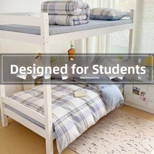 NAIYOUCHENG | Pure Cotton Student Bedding Set Single Bed Four Seasons