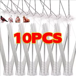 10pcs Pigeons Bird Deterrent Spikes / Anti Squirrel Cat Repellenter / Stainless Steel Bird Driver Wall Thorn