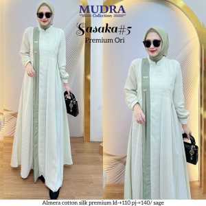 Dress sasaka - almera cotoon slik premium Ld 110 pj 140