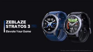New Zeblaze Stratos 3 Pro GPS Smart Watch Built-in GPS & Route Import AMOLED Display Bluetooth Phone Calls