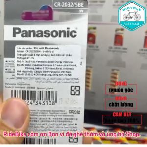 Pin Cúc PANASONIC CR1616 CR2016 CR2025 CR2032 Cho Remote Đồng Hồ Đèn Xe Đạp - Mẫu Mới Chính Hãng Giá Tốt