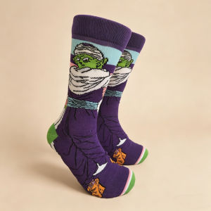 Bandai | 1 Pair Fashion New Dragon Ball Crew Socks Anime Character Printed Medium Socks Men and Women Couple Harajuku Street Style Socks