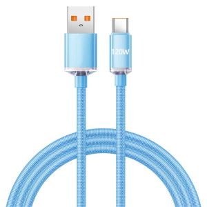 NNBILI 120W USB A to Type C Cable Super Fast Charger Cord Quick Charge USB C Cables Phone Charger For Huawei Xiaomi Oppo Vivo