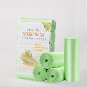 80/100pcs Trash Bags Biodegradable Bathroom Trash Bags with Tear & Leak Resistant Recycling Eco-Friendly Trash Can Liner