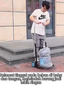 Troli Lipat Serbaguna: Luggage Carrier Dorongan 100 kg, 120 kg, & 180 kg