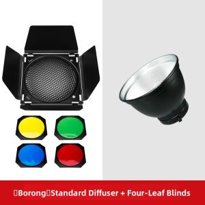 Honeycomb Filter Four-leaf Baffle Light Diffuser Attachment
