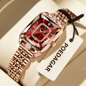 Đồng Hồ Đeo Tay Nữ POEDAGAR Cao Cấp Bằng Thép Không Gỉ Máy Quartz Chống Nước Thời Trang Lịch Ngày.