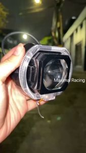 Projie Biled Matrix X1 Devil RGB 3INC Terbaru High Low Putih Body black plus kipas Premium Serius