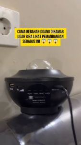 Lampu Tidur Proyektor Proyektor Langit Malam Berbintang Galaxy Nebula/lampu kamar aesthetic.