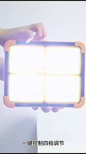 Lampu Sorot Tenaga Surya Lampu Led Emergency Solar Panel LED Portable Lampu Kemah