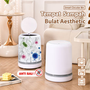 Kotak Sampah Plastik Tertutup Minimalis Murah Tempat Sampah Dengan Klik Otomatis Trash bin with Automatic/ F01B