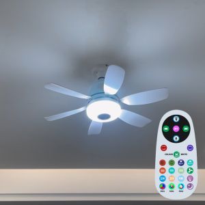 Ceiling Fan with LED Light & Bluetooth Speaker: A Smart Home Decor Solution