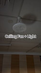 Ceiling Fan with Lights Fan Lamp 50W Mini Fan Lamp 85-265V Silent Ceiling Fans For Bedroom Living Room Kitchen Toilet