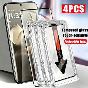 4Pcs One Click Easy Installation Film For Motorola Signature Edge 70 Fusion 60 Neo 50 Ultra Pro Moto G56 G87 G75 G86 G37 Glass