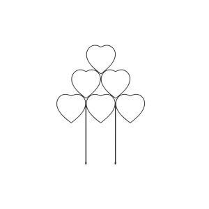 Climbing Plant Support Heart Shape Stand Indoor Plants Pots Garden Gadgets Accessories Trellises Decorations Houseplants Bonsai