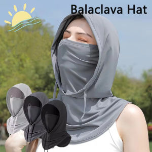 Full Face Cover Fishing Hat Sun Cap with Mask / Outdoor Anti-uv Sunscreen Hat / Sunshade Sweat Absorbing Sports Hat / for Cycling Motorcycle Fishing Masque