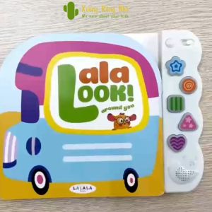 Sách Âm Thanh Lalalook Kích Thích Thị Giác Não Bộ Phát Triển Cho Trẻ Sơ Sinh Lalala Baby - Xương Rồng Nhỏ