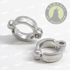 SEMPATI Ring Borgol Ring Kaki Burung 9 Mm 9mm Gelang Cincin Stainless Steel Import Training Latih Merpati Pos Tinggi Ayam Serama Betina RCG9MM